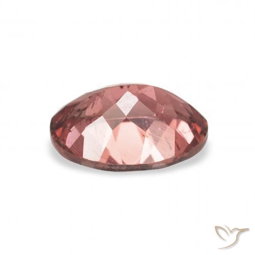 Tormalina Rosso cremisi naturale da 1.35 ct, Ovale, VS