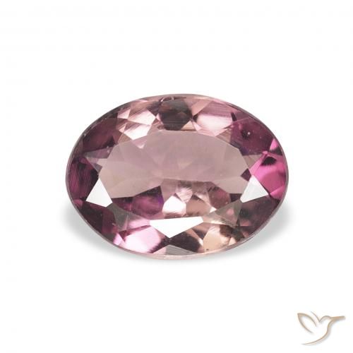 0.85ct Naturale Medium Dark-Purple Tormalina, Ovale, VVS
