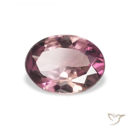 Tormalina Medium Dark-Purple naturale da 0.85 ct, Ovale, VVS