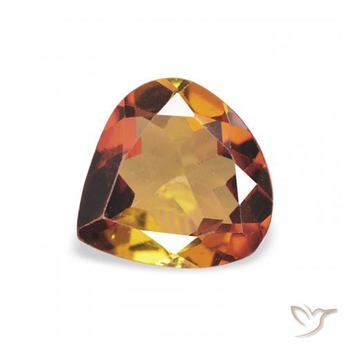 1.00ct Naturale Marrone caldo Tormalina, Forma a pera, VVS-VS