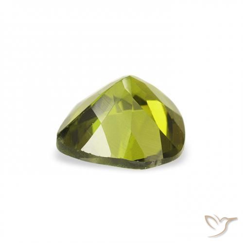 Tormalina Verde scuro naturale da 0.66 ct, Forma a pera, VVS-VS