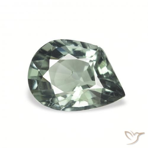 Tormalina Verde terroso naturale da 1.03 ct, Taglio a fantasia, VS