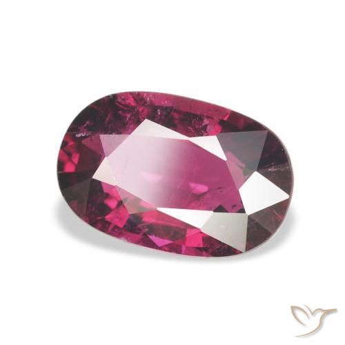 Tormalina Medium Dark-Purple naturale da 2.04 ct, Ovale, VS-SI