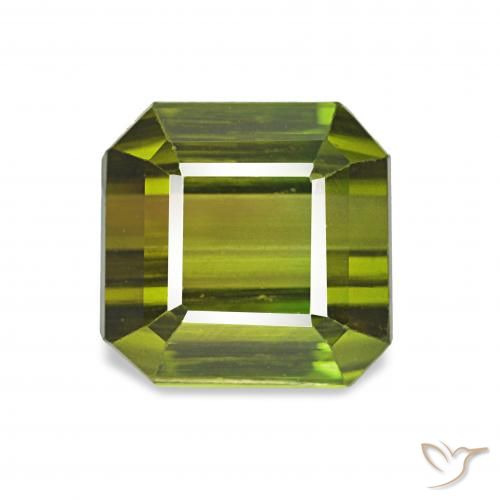 2.17ct Verde foresta Tormalina, Taglio smeraldo, VVS-VS