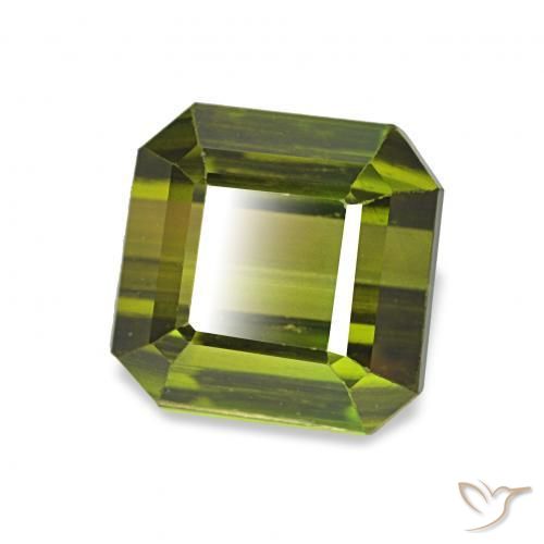 Tormalina Verde foresta naturale da 2.17 ct, Ottagonale / Taglio smeraldo, VVS-VS