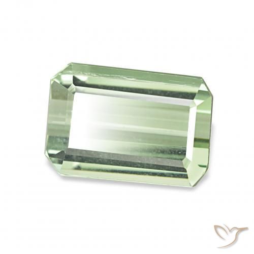 Tormalina Verde Pera Chiaro naturale da 2.04 ct, Ottagonale / Taglio smeraldo, VS