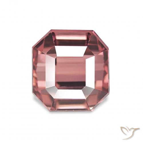 Tormalina Rosa intenso rosa naturale da 3.49 ct, Ottagonale / Taglio smeraldo, VVS-VS