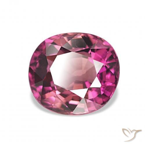 Tormalina Medium Dark-Purple naturale da 2.60 ct, Ovale, VVS-VS