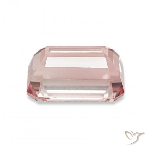 Tormalina Rosa chiaro naturale da 2.41 ct, Ottagonale / Taglio smeraldo, VVS-VS