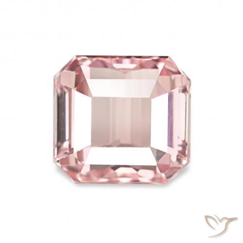 1.81ct Rosa chiaro Tormalina Pietre preziose, Taglio smeraldo, VVS