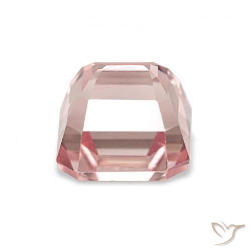 Tormalina Rosa chiaro naturale da 1.81 ct, Ottagonale / Taglio smeraldo, VVS