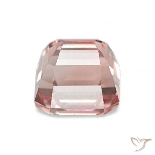 Tormalina Rosa terroso naturale da 2.29 ct, Ottagonale / Taglio smeraldo, VVS