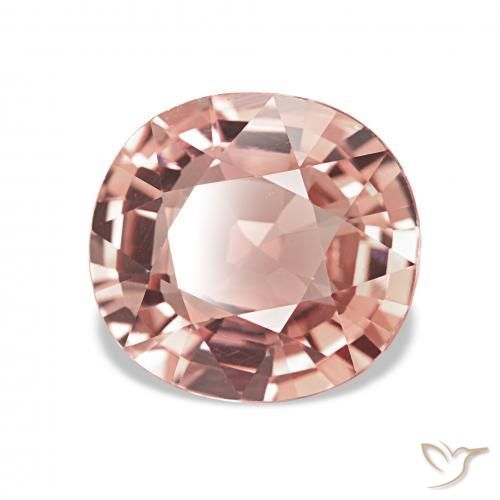 Tormalina Rosa arancio naturale da 2.71 ct, Cuscino, VVS