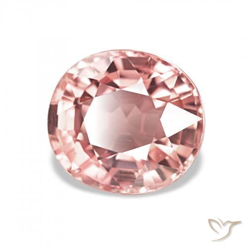 Tormalina Coccinella rossa naturale da 1.84 ct, Ovale, VS