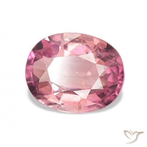 Tormalina Rosa hot naturale da 2.30 ct, Ovale, VS