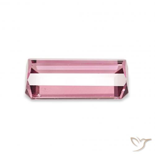 Tormalina Rosa chiaro naturale da 1.42 ct, Ottagonale / Taglio smeraldo, VS