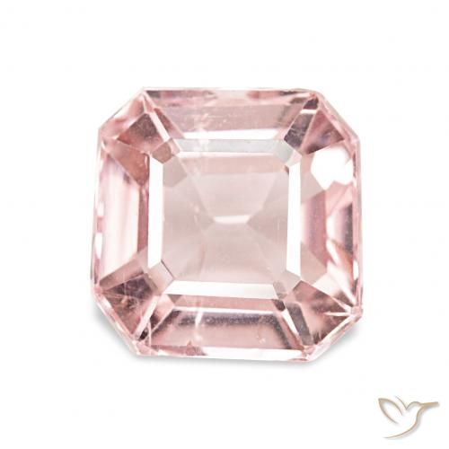 2.04ct Rosa chiaro gomma da masticare Tormalina, Taglio smeraldo, VS