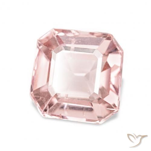 Tormalina Rosa chiaro gomma da masticare naturale da 2.04 ct, Ottagonale / Taglio smeraldo, VS