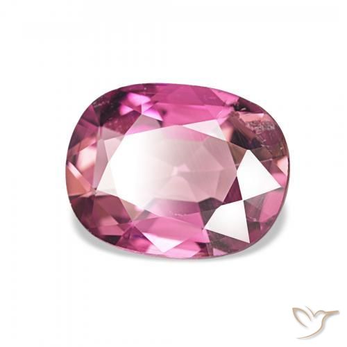 Tormalina Rosso lampone naturale da 2.04 ct, Cuscino, VVS-VS