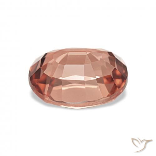 Tormalina Rosa arancione naturale da 2.30 ct, Ovale, VVS-VS