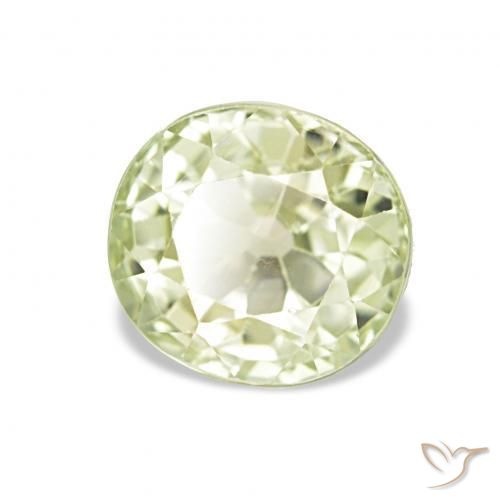 Tormalina Verde caldo naturale da 1.99 ct, Ovale, VS