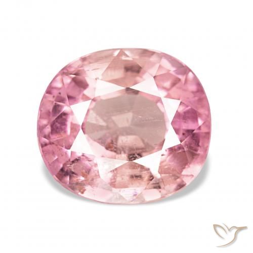 2.96ct Rosa arancio Tormalina Pietre preziose, Ovale, VS