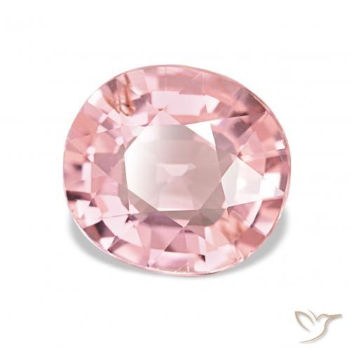 Tormalina Rosa medio naturale da 2.08 ct, Ovale, VS