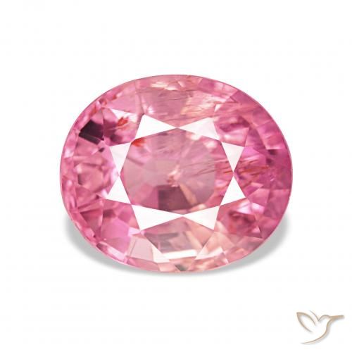 2.73ct Rosa gomma da masticare Tormalina Pietre preziose, Ovale, VS