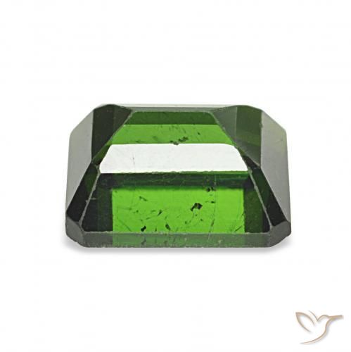 Tormalina Verde scuro naturale da 1.77 ct, Ottagonale / Taglio smeraldo, VS
