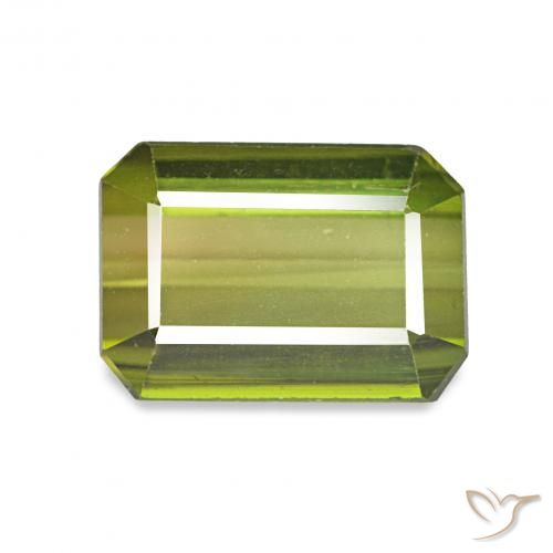 2.64ct Verde chiaro Tormalina, Taglio smeraldo, VVS-VS