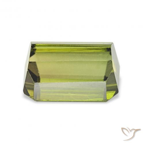 Tormalina Verde chiaro naturale da 2.64 ct, Ottagonale / Taglio smeraldo, VVS-VS