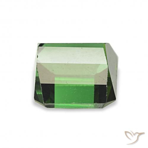Tormalina Verde medio naturale da 2.06 ct, Ottagonale / Taglio smeraldo, VVS