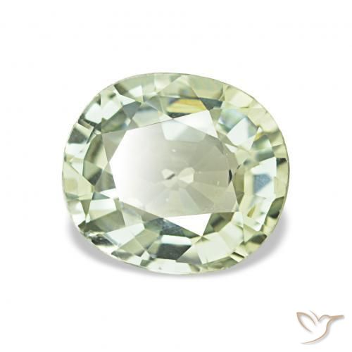 Tormalina Verde medio naturale da 1.41 ct, Cuscino, VS