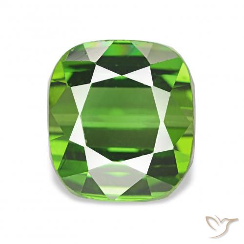 2.31ct Verde scuro Tormalina, Cuscino, VVS
