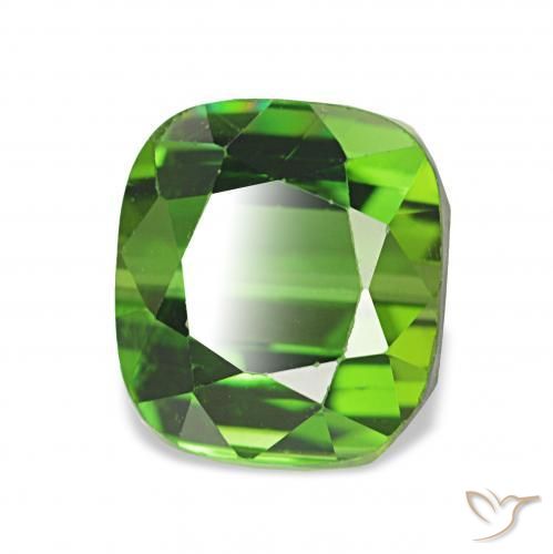 Tormalina Verde scuro naturale da 2.31 ct, Cuscino, VVS
