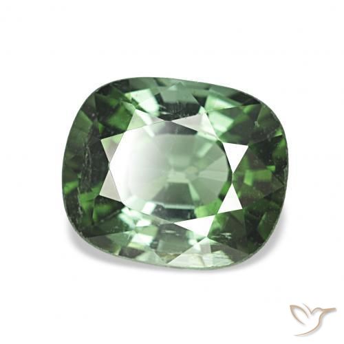 Tormalina Verde scuro naturale da 2.02 ct, Cuscino, VVS-VS