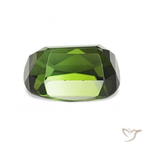 Tormalina Verde profondo della foresta naturale da 2.47 ct, Cuscino, VS