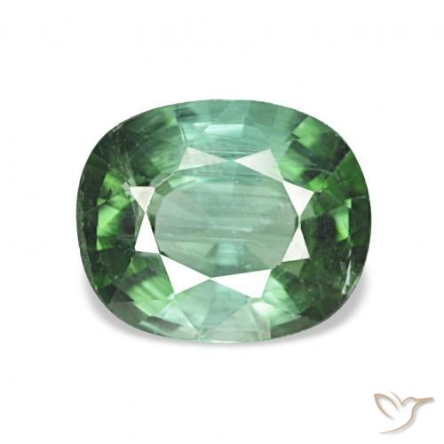 1.53ct Verde chiaro Tormalina, Cuscino, VS