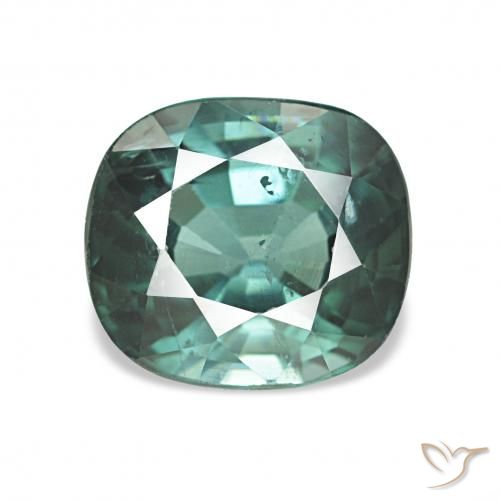 1.87ct Blu Scuro Verde Tormalina, Cuscino, VS