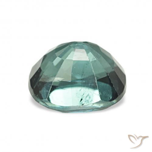 Tormalina Blu Scuro Verde naturale da 1.87 ct, Cuscino, VS