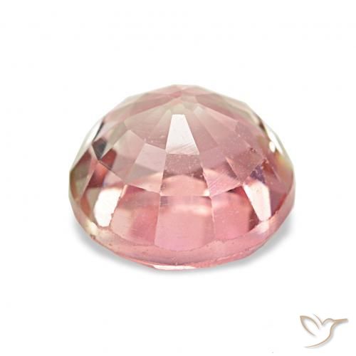 Tormalina Rosa chiaro naturale da 2.06 ct, Rotondo, VS
