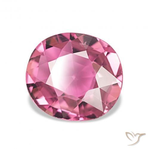 Tormalina Rosa medio naturale da 1.91 ct, Ovale, VS