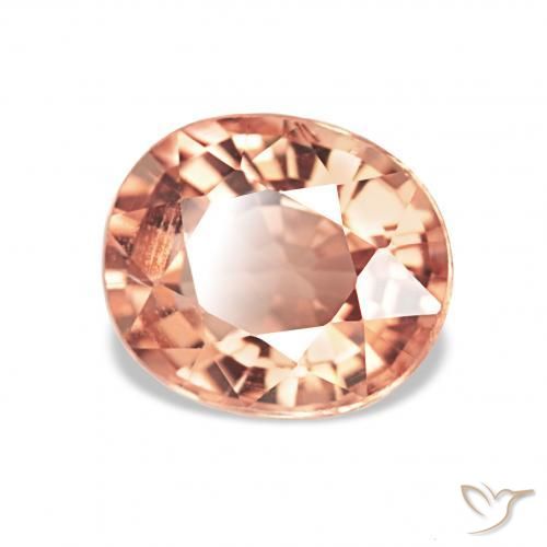 Tormalina Arancio Medio naturale da 1.82 ct, Ovale, VS