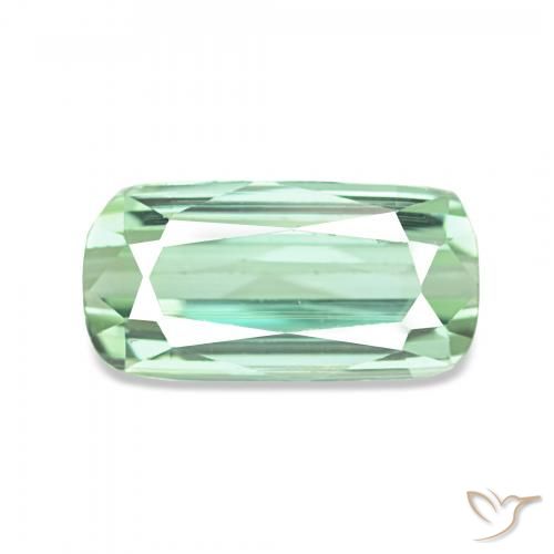 2.05ct Menta verde Tormalina, Cuscino, VS