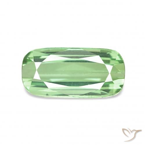 2.21ct Verde chiaro Tormalina, Cuscino, VS