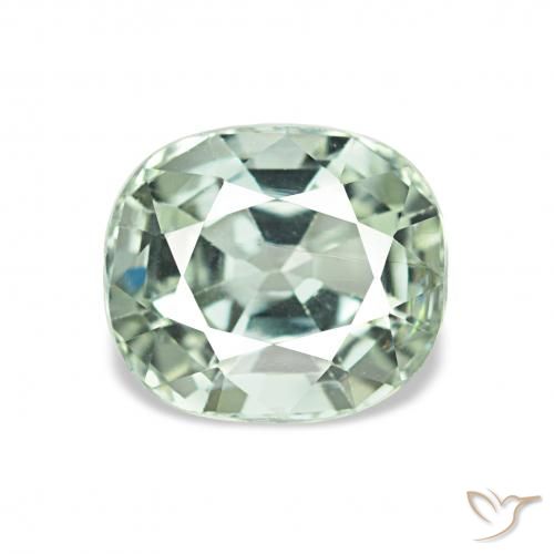 1.64ct Verde chiaro Tormalina, Cuscino, VVS