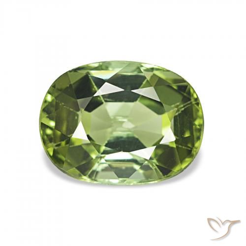 1.65ct Verde foresta Tormalina, Cuscino, VS