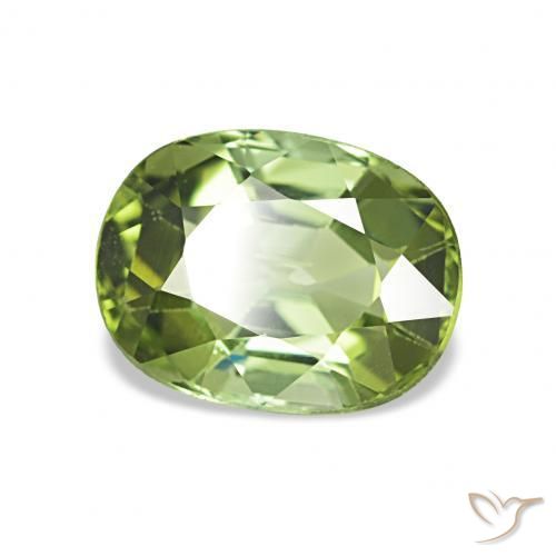 Tormalina Verde foresta naturale da 1.65 ct, Cuscino, VS