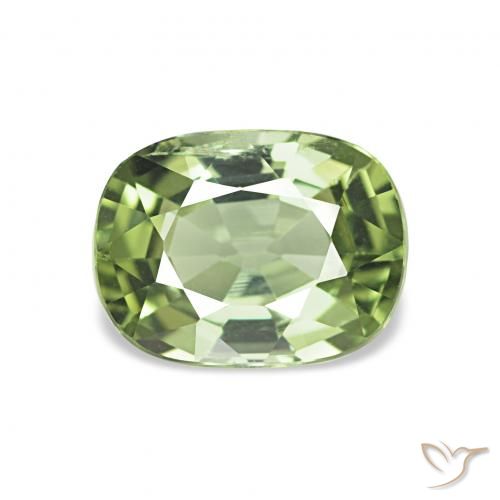 1.31ct Verde foresta Tormalina, Cuscino, VS