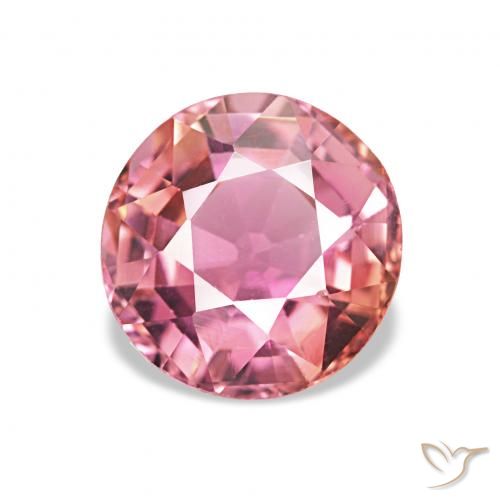 1.50ct Tono rosa caldo Tormalina, Ovale, VVS-VS